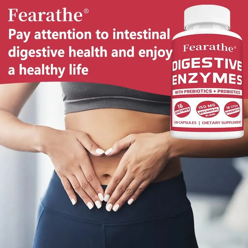 Digestive Enzyme Capsules - with Probiotics & Prebiotics Support Gut Health Immune Support Promote Digestive Health — image 4