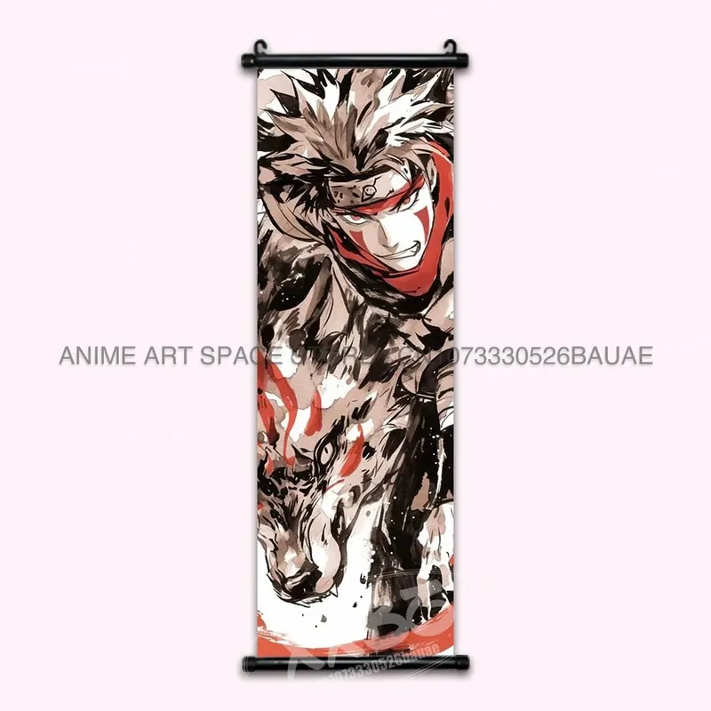 Anime Naruto Hanging Painting Hatake Kakashi Wall Art Scrolls Picture Uchiha Sasuke Home Decor Canvas Poster Haruno Sakura Mural — image 33