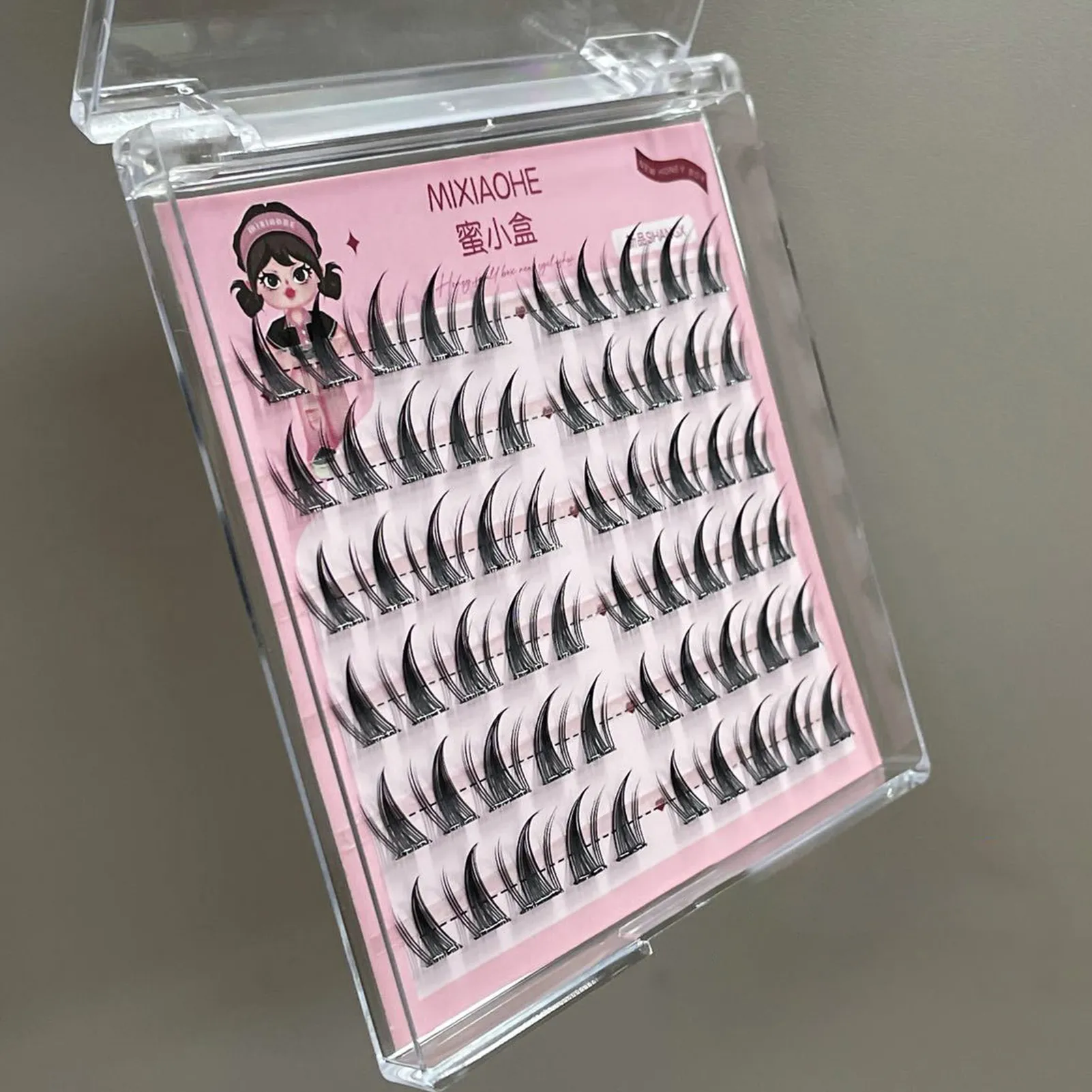 Natural DIY Lash Extension Manga Korean Style 11-13mm DIY W Shaped Cluster Segmented Lashes for Eye Makeup Eyelashes Supplies — image 3