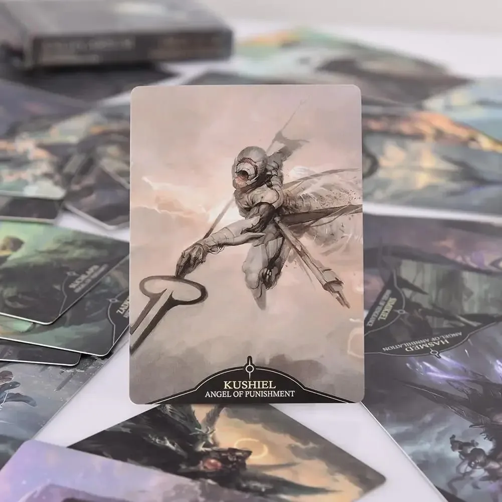Angelarium Oracle Of Emanations Card Games 33pcs English Version board games