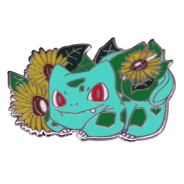 Anime Game Bulbasaur Enamel Pins Collect Pokemon Metal Cartoon Brooch Backpack Hat Bag Collar Lapel Badges Women Fashion Jewelry — image 21