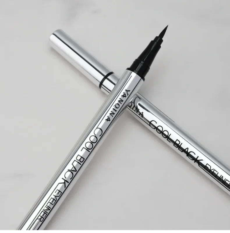 Quick-Drying Liquid Eyeliner Waterproof Smudge-Proof Long-Lasting Black Brown Tamang-tama para sa mga Nagsisimula Liquid Eye Liner Pen — image 5