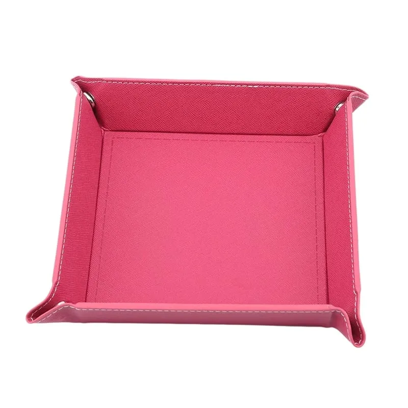 Game Dice Tray Solid Color Dice Box Games Dice Storage Portable Folding Dice Storage Rolling Tray For Use — image 14