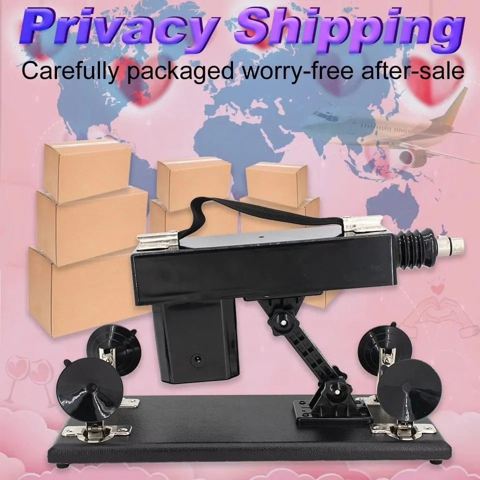 Sex Machine for Woman Adjustable Masturbating Pumping with 3XLR Accessories Sex Gun Love Machine for Men Adult Toys
