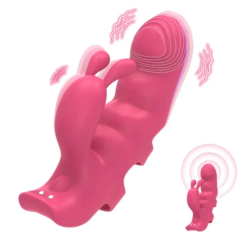 Finger Vibrator Clitoris G Spot Stimulator Massager Female Erotic Toys Adult Supplies Lesbian Couples Sex Toys for Woman 18+ — image 9
