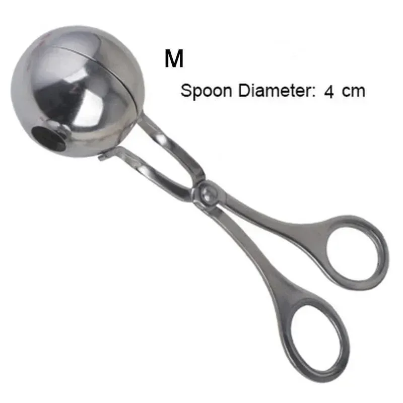 Meat Ball Maker Tool Stainless Steel Clip Round Rice Ball Shaper Spoon Meatball Making Mold Non Stick Stuffed Kitchen Gadget — image 11