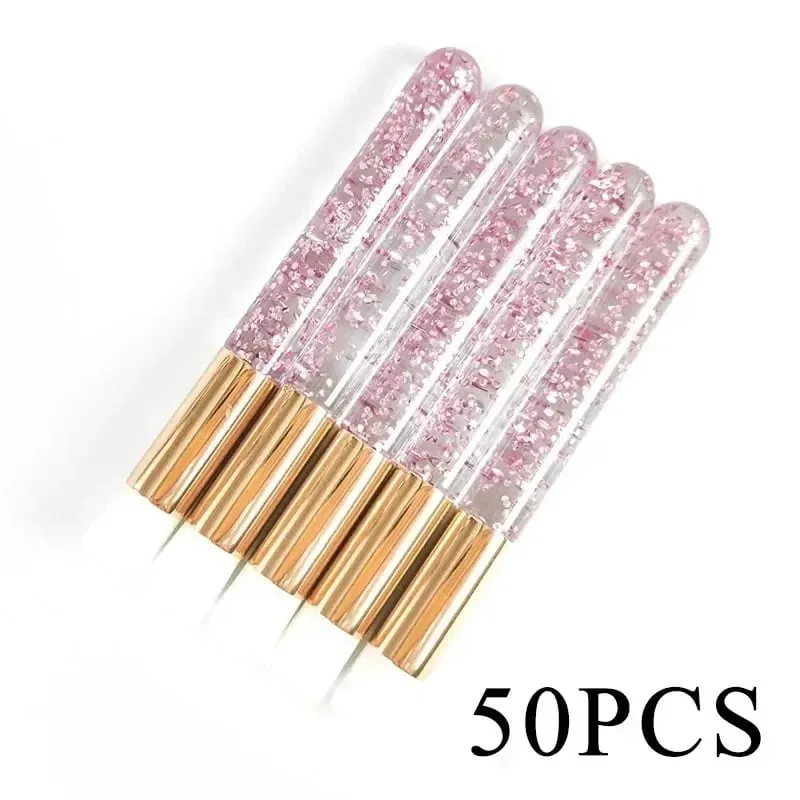 Wholesale 30/50pcs Eyelash Cleaning Brushes for Extensions Glitter Lash Shampoo Brush Nose Pore Cleansing Makeup — image 13