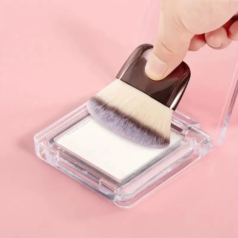 【B】1Pc Makeup Foundation Brush Blush Loose Powder Brush Kabuki Brush Multi-Function Cosmetics Make Up Brushes Beauty Supplies — image 3