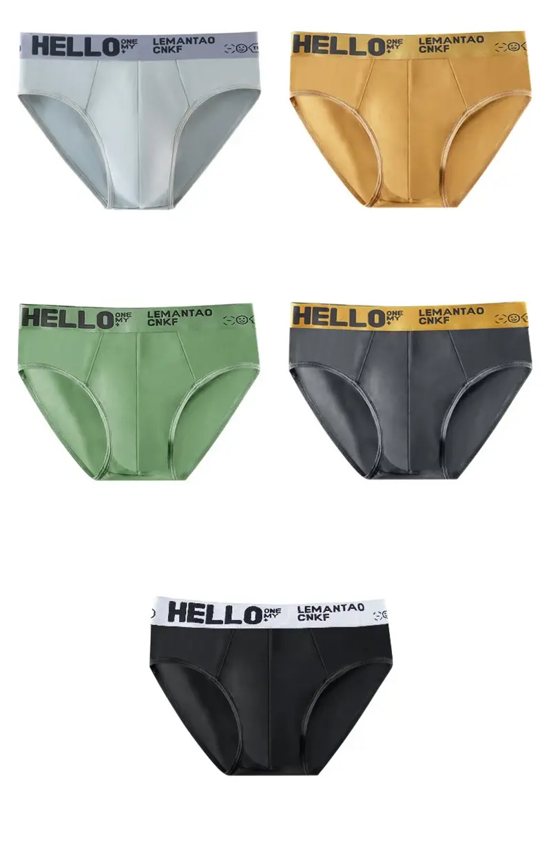 New 4Pcs Men's Underwear Breathable Men Sexy Underwears Phnom Penh Mens Bodysuit Boxer Male Comfortable Underpants — image 2