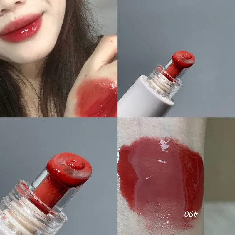 Crystal Jelly Lip Gloss Mirror Water Liquid Lipstick Moisturizing Long Lasting Sexy Lip Plumper Lip Tint Makeup Korean Cosmetics — image 4