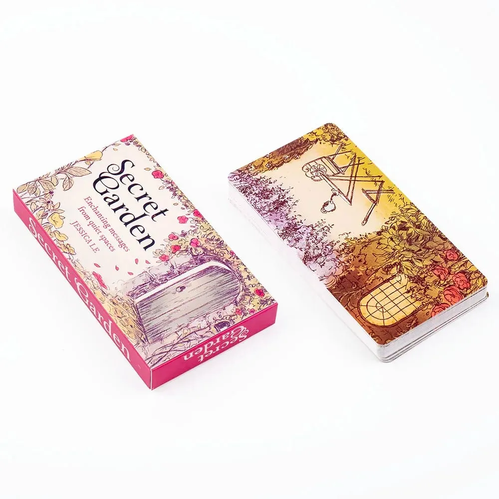 Secret Garden Board Game 40 Charming Cards with English Visions 11x6cm Encouraging Small Signs Imbued with Garden Magic — image 3