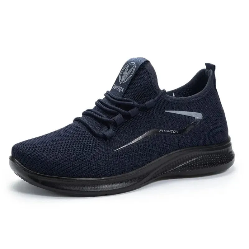 Men's Trendy Flat Bottom shoes Mesh Non Slip Lace Up Casual comfortable Shoes Lightweight Fashion Running Men sneakers — image 6