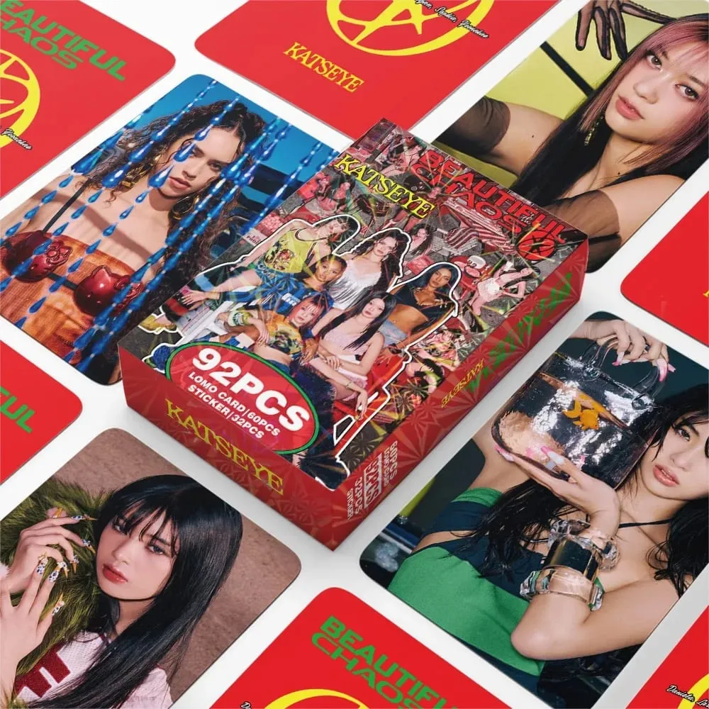 92PCS Kpop 핫 아이돌 MANON SOPHIA DANIELA LARA MEGAN YOONCHAE 자기 제작 HD Lomo 카드 팬 수집 Photocards 선물 작은 카드