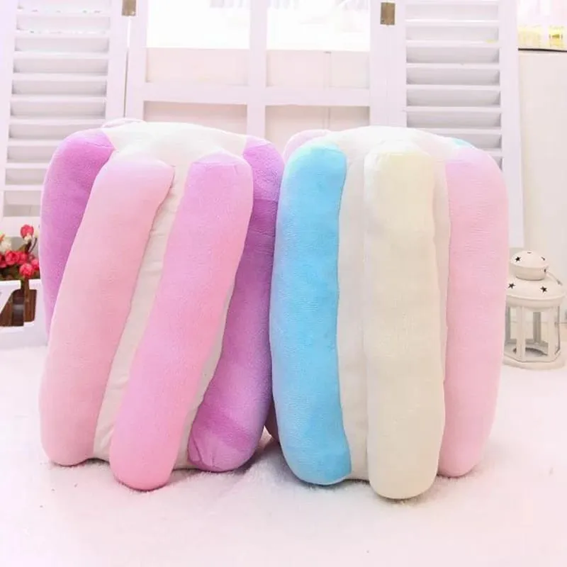 ZU 38cm Sweet Buns Donut Soft Toy Stuffed Cream Doughnut Plush Pillow Simulation Food Sofa Chair Cushion Kids Girl Gift — image 5
