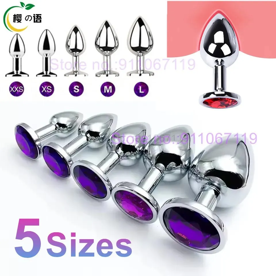 2025 Hot Metal Anal Plug Jewelry Base Beginner To Expert Butt Tail Plug Female Male G-Spot Anus Sex Toys for Couples Adult Games