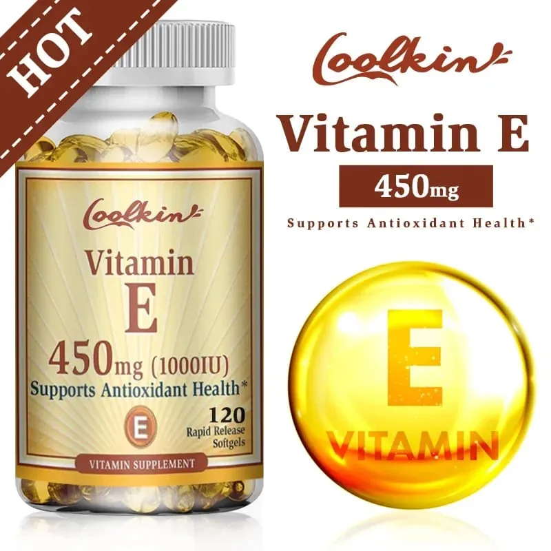 Natural Vitamin E Capsules - Brightens Skin Tightens Skin Reduce Wrinkles Anti-aging Antioxidant Supports Immune — image 4