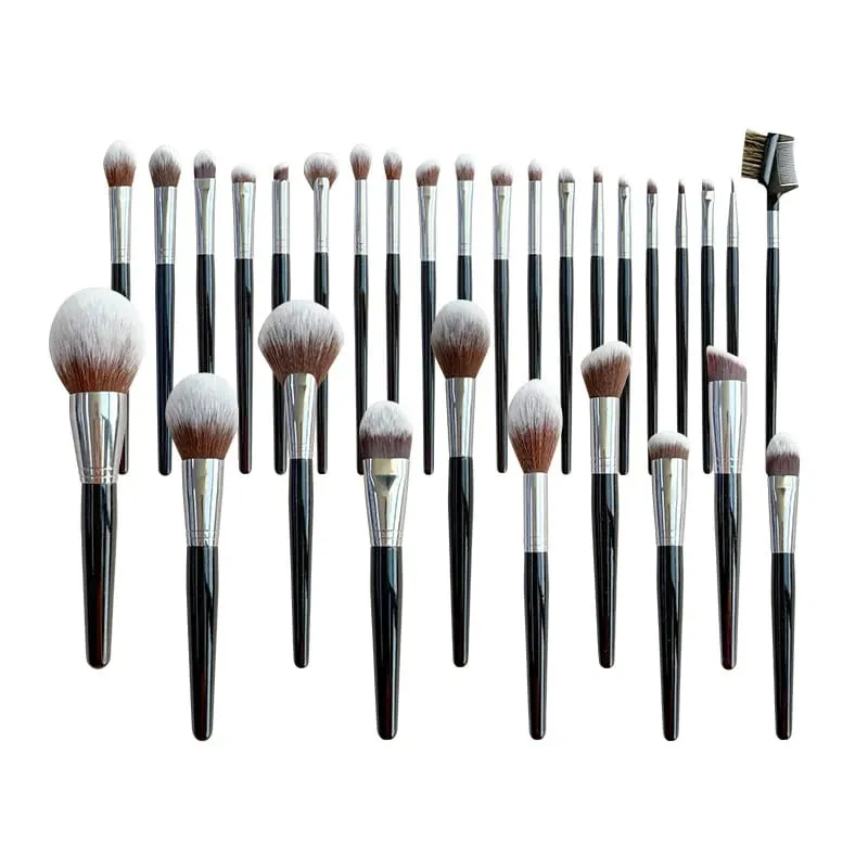 30pcs Makeup Brushes Kits High-end Eyeshadow Eyeliner Powder Blush Liquid Foundation Brush Professional Make up Tools Face Eye