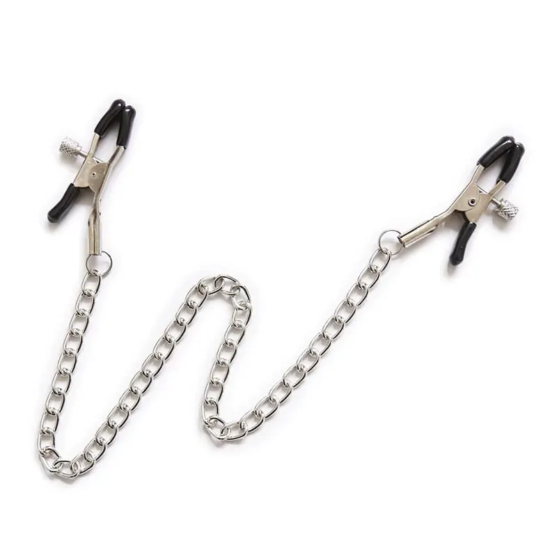 No Vibrator Nipple Clamp With Chain Nipple Clips BDSM Fetish Clamps Bondage Adult Games Couples Sex Toys For Women Products 18 — image 1