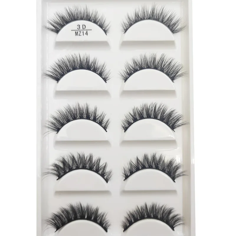 New 28 Style 5 Pairs Natural Mink False Eyelashes Makeup Eyelash Extension Fake Eye Lashes Faux Cils Make Up Beauty Cilios — image 18