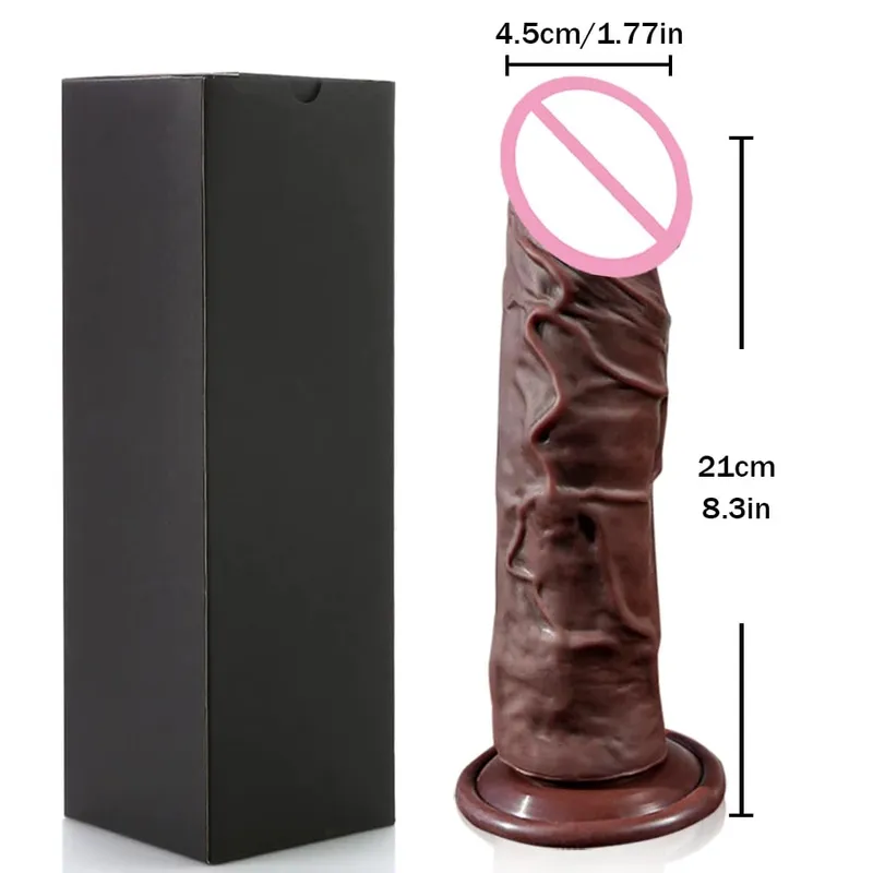 Realistic Silicone Dildo with Suction Cup G-Spot Anal Dildos Strapon Dick Anal Plug Masturbator Adult Sex Toys for Women 딜도