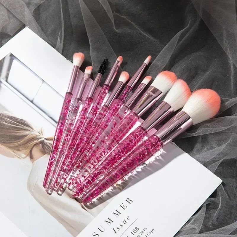 10PCS Makeup Brush Set Professional Super soft detail brush Blush Brush Foundation Concealer Eyeshadow Brush Lady Beauty Tool — image 8