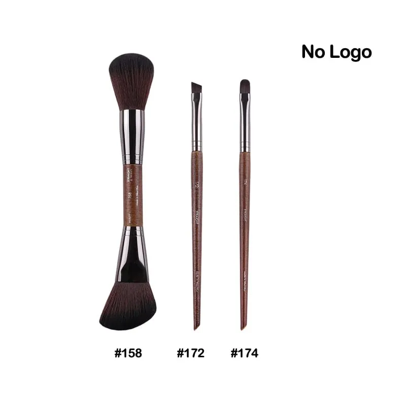 3pcs/set Powder Makeup brush detail Eyeshadow Lip liner Natural Precision Smudge Concealer Make up brushes Crease cosmetic tools