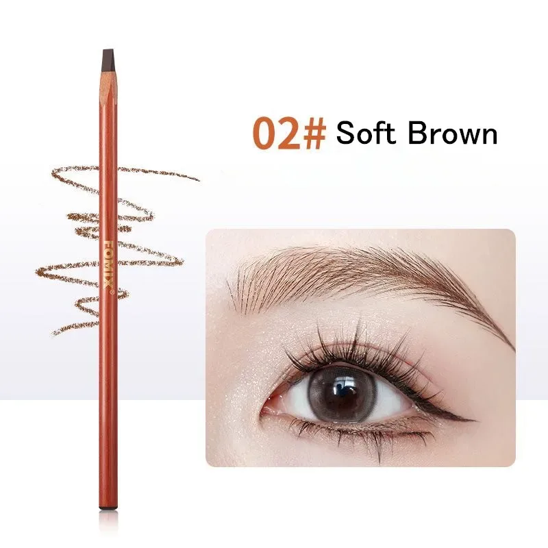 Hard Microblading Eyebrow Pen Waterproof Eyebrow Pencil Definer Long Lasting Natural Wild Brow Applicator Easy To Wear