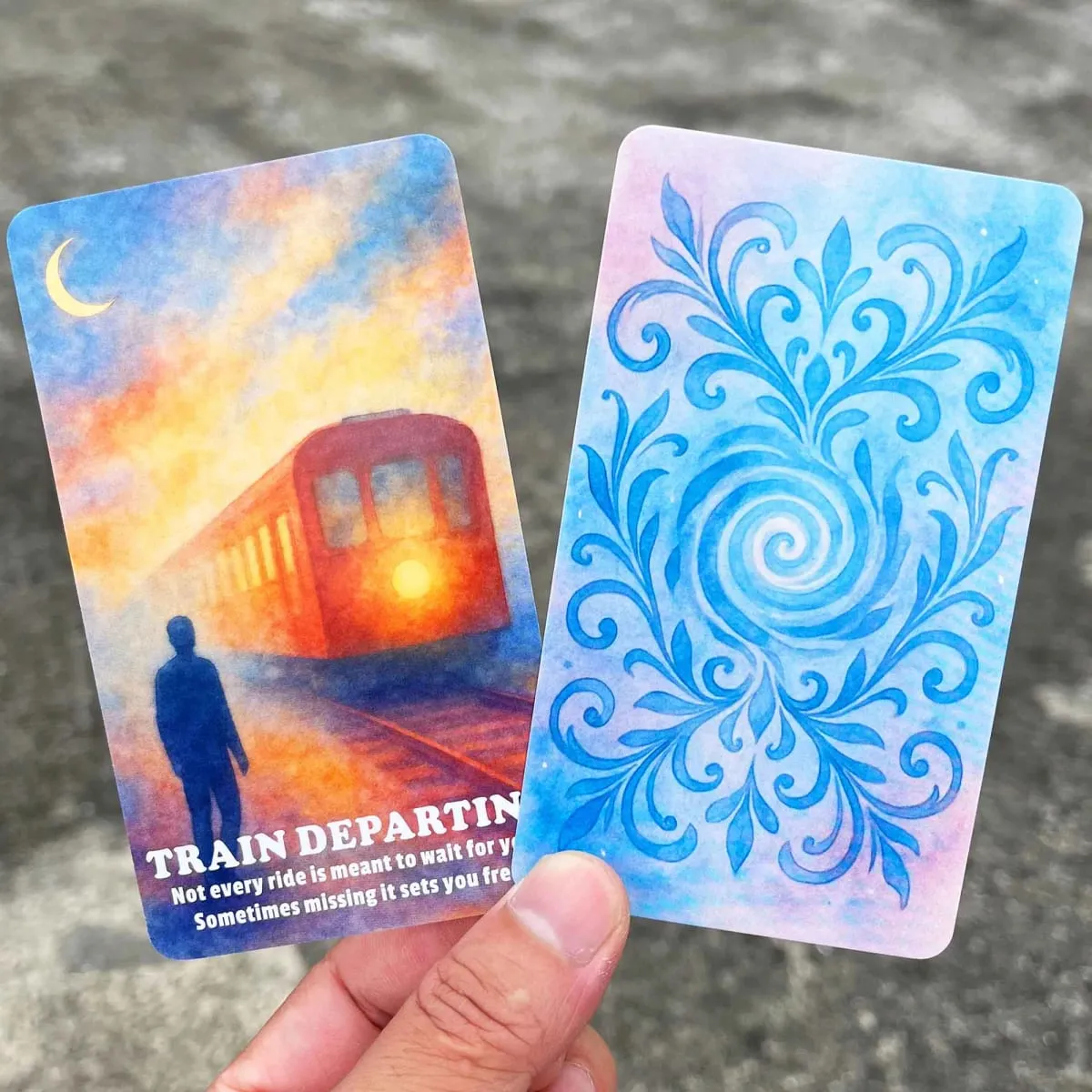54 Card Echoes Of The Soul Deck for Self-Discovery and Tranquility 13x8cm Size Perfect for Ages 14+ Spiritual Divination Card