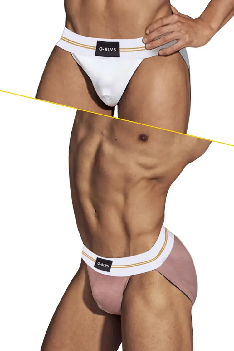 Briefs Male Seamless Hip Design Mens Underwaer Super Large Wide 5cm Elastic Band Independent Codpiece Boy Short Pants 3256807000572618 — image 23