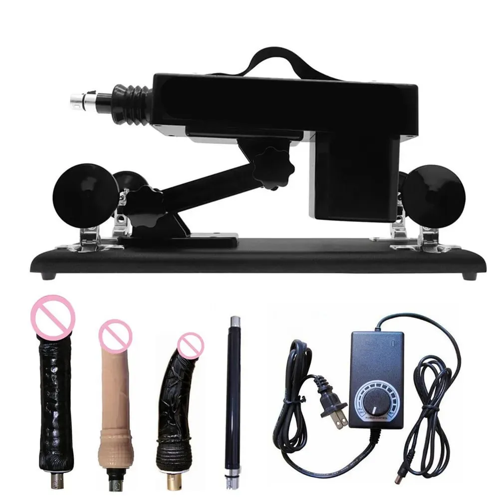 Automatic Retractable Sex Machine With Dildo Penis Anal Plug Female Vibrator Erotic Sexy Toys for Couples Men Women Adult Games — image 1