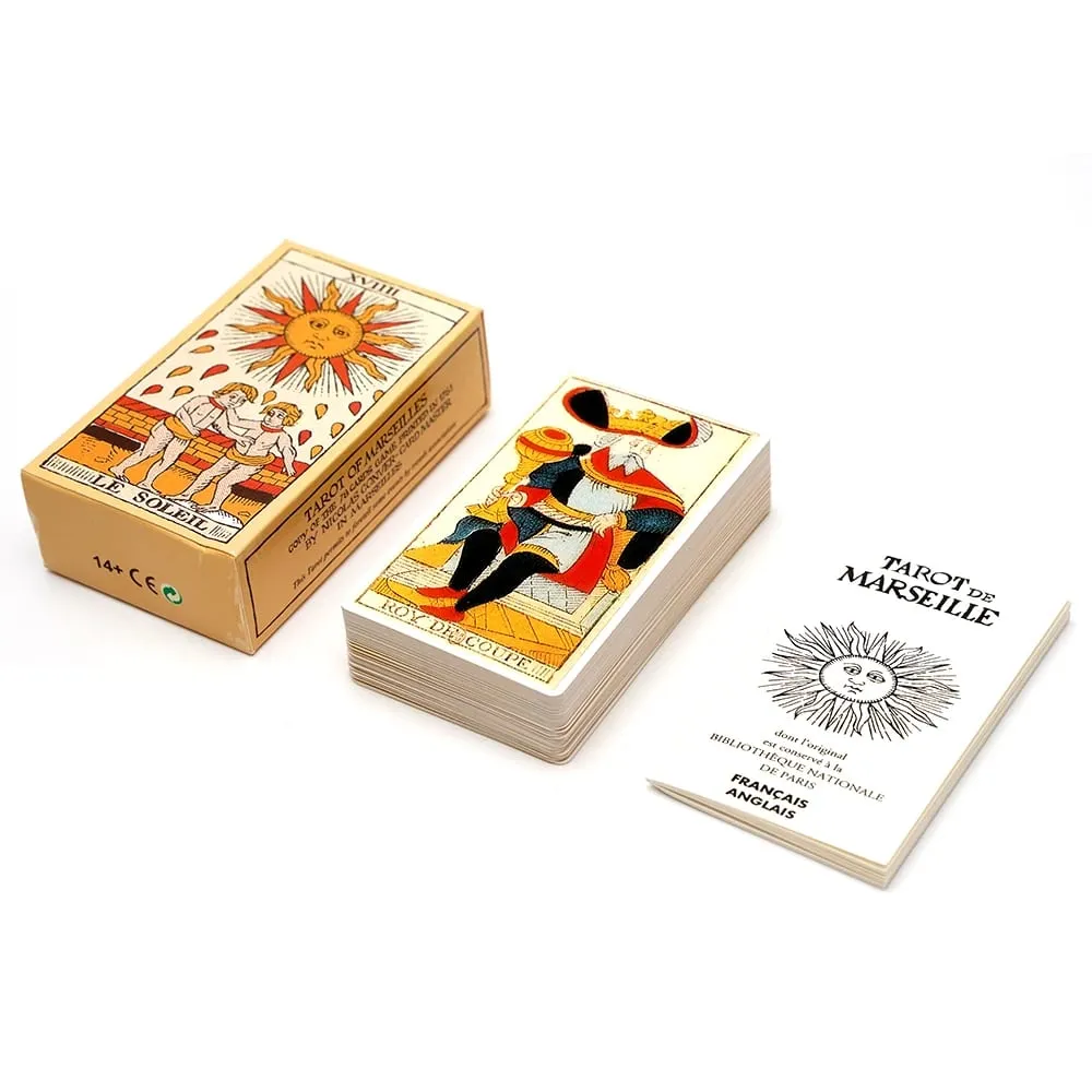 Français Tarot de Marseille Tarot Cards de Conver 78 Lames booklet French 78 Card of The Tarot de Marseille Published Board Game — image 4