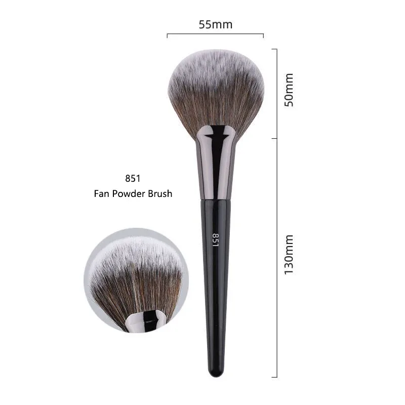 1pc Pro Makeup Brushes Foundation Powder Fan Make Up Brush Contour 3D stippling Eyeshadow Concealer Angled Eye Brow Shadow tools — image 15