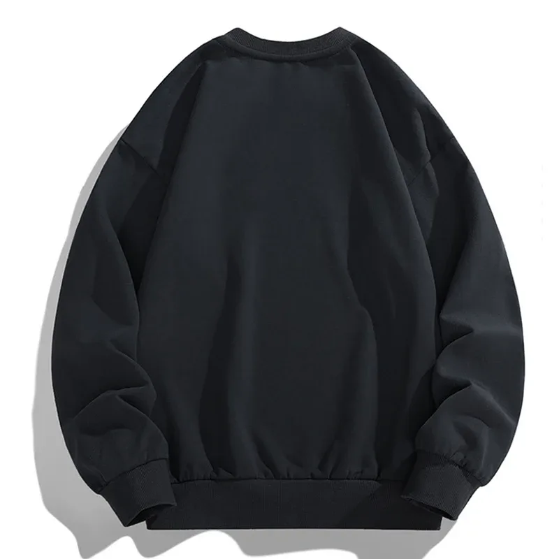 Sweatshirt Pullovers Men Oversized Sweater Plus Size 6XL 7XL 8XL Man Round Neck Long Sleeve Printed Loose Tops Big Size Clothing — image 7