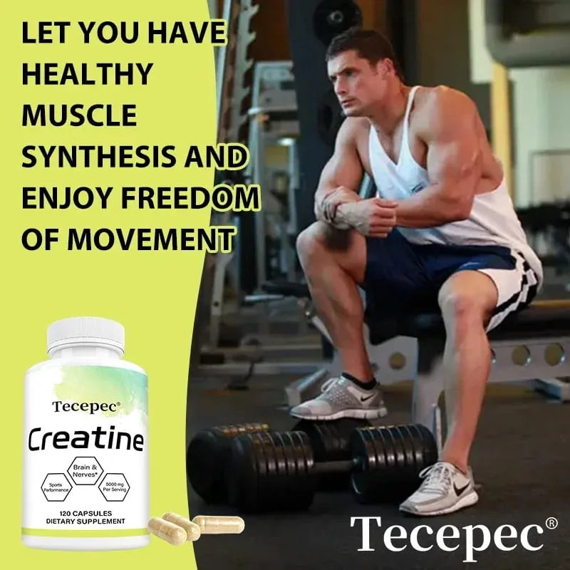 Creatine - Builds Muscle Improves Athletic Performance Enhances Physical Endurance and Improves Recovery - 120 Capsules — image 6