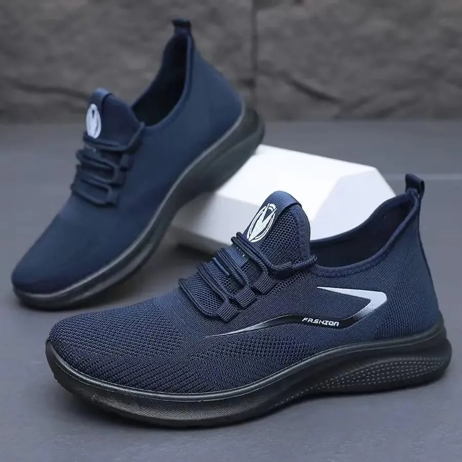 Atmungsaktive Slip-On-Schuhe mit Air-Strick-Obermaterial, flexible, weiche, rutschfeste Sohle, lässige Lauftrainer für den täglichen Gebrauch zu jeder Jahreszeit — image 7