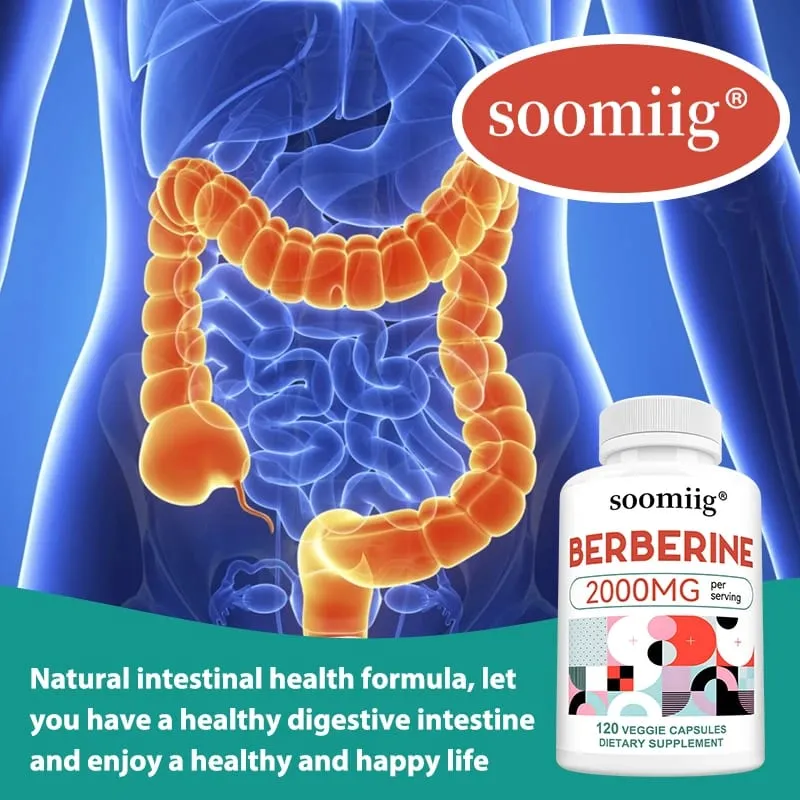 Berberine Capsules 2000mg Supports Heart Health Immune System Digestion Health Balance Blood Pressure and Healthy Cholesterol — image 5