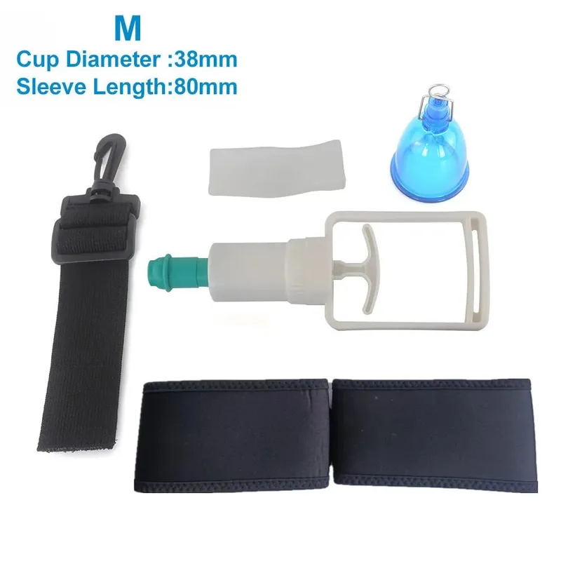 Pure Physical Penile Exerciser Extender Vacuum Pump Penis Enlargement Belt Penis Stretcher Cock Massager Cup Sex Toys For Men 18