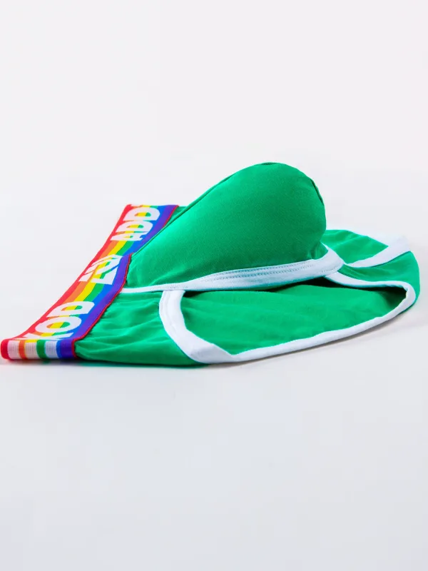 Sexy Men Underwear Rainbow Belt Multi Colored Youth Low Waist U Convex Pouch Brief Teenager Cotton Breathable Comfortable Bikini — image 36