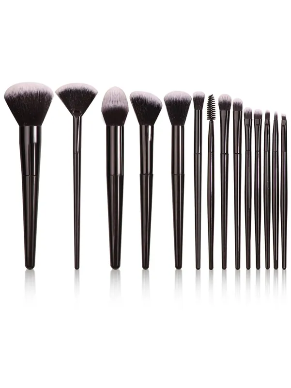 Black Makeup Brush Set Professional Super soft detail brush Blush Brush Foundation Concealer Eyeshadow Brush Women Beauty Tool