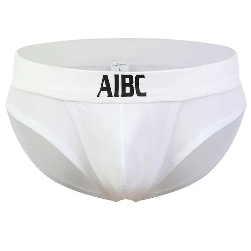 Mens Ice Silk Underwear Open Front Pouch Bulge Low Rise Briefs Sexy Underpants Comfortable Panties for Men — image 4