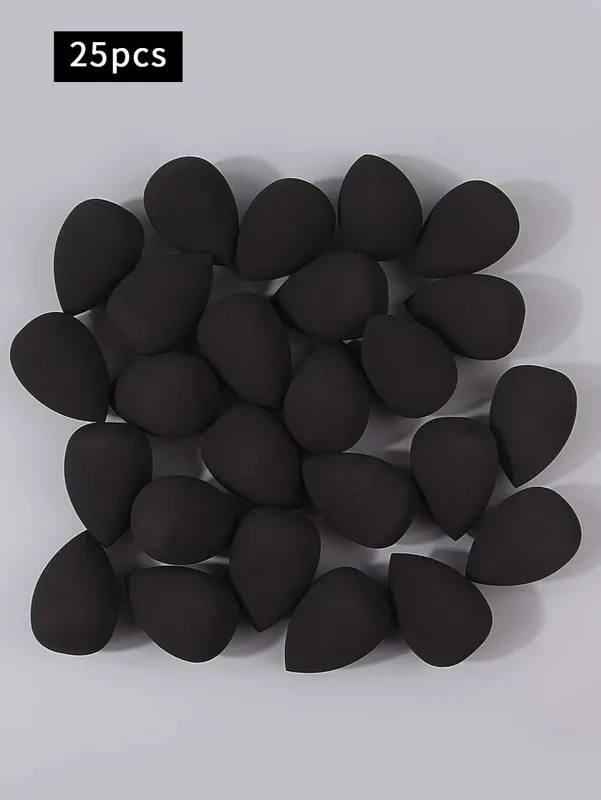 Multi-Specification Best-Selling Black Makeup Sponge Beauty Egg Set High Resilience and No Powder Sticking Facial Makeup Tools