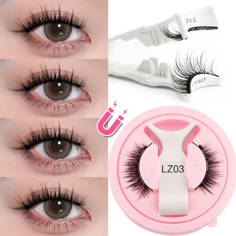 Magnetic Eyelashes Reusable Winged Magnetic 3D Mink Lashes Long-Lasting No Glue Needed False Eyelashes With Tweezer Makeup — image 8