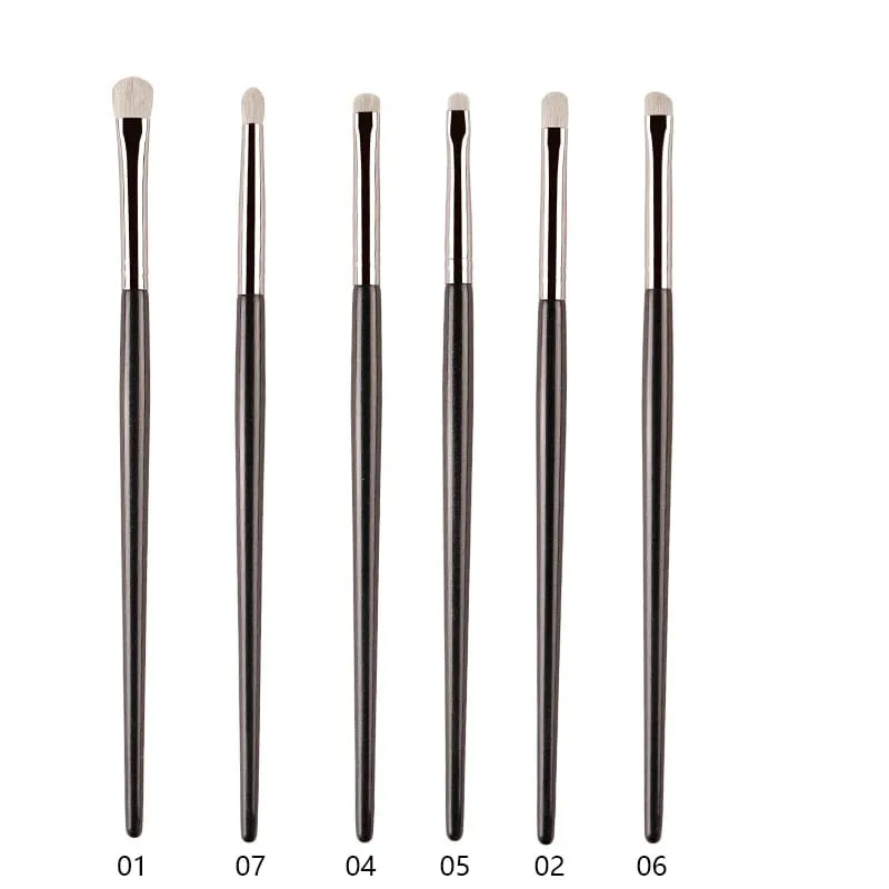 1pc White Pony Hair Eyeshadow Makeup brushes Small Smudge Precision Crease Detail Bevel Eye Shadow Make up brush Liner Lip — image 27