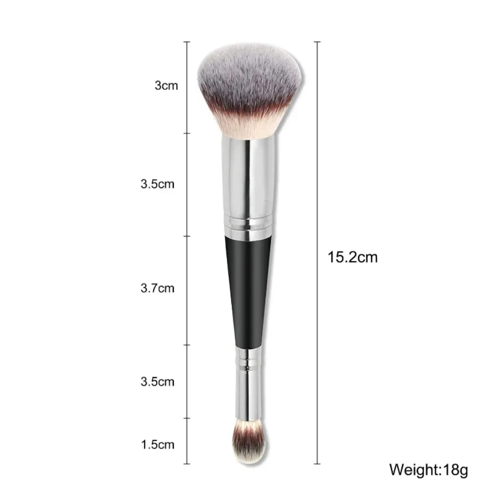 Double Head Professional Makeup Brushes 2 In 1 Foundation Brush Concealer Highlighter Powder Blush Brush Beauty Make Up Tools — image 6