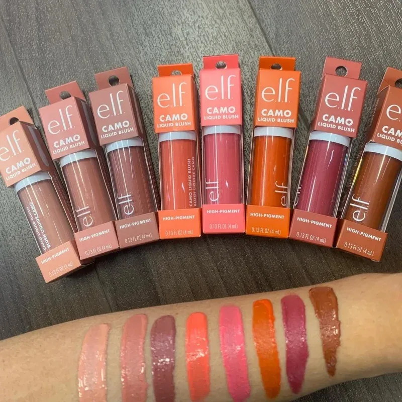 Popular Elf Brand Portable Fruit Flavor Lip Gloss Thin Hydrating Nourishing Repairing Improve Lip Lines Tinted Lip Balm Cosmetic