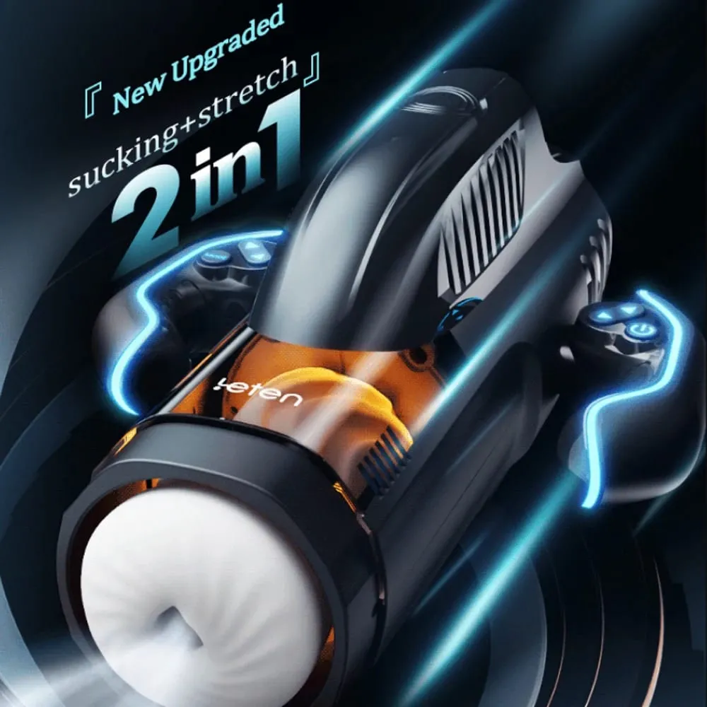 Bermuda Masturbator Powerful Vacuum Sucking Blowjob High-Speed Piston Telescopic Male Masturbation Cup Sex Toys for Men — image 2