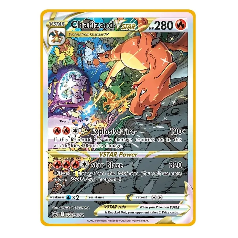 Kartu Logam Pokemon Baru Yang Keren 10000 Poin Kartu Super Arceus Charizard Bahasa Inggris Mewtwo Lucario Greninja Lillie Kartu Anime — image 22
