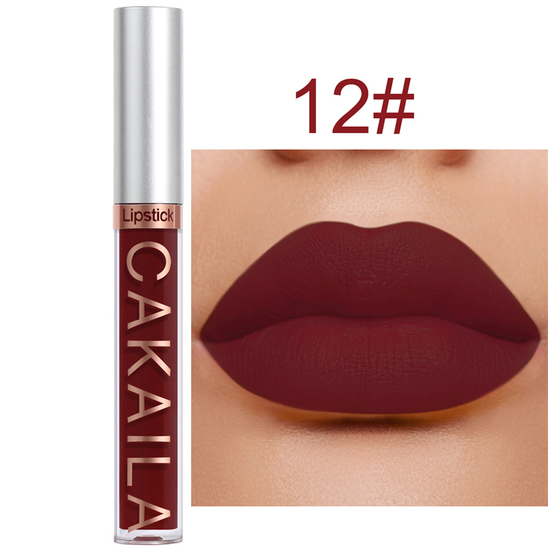 18 Color Waterproof Matte Velvet Lip Glaze Lasting Silky Liquid Lipstick Not Easy To Fade Lip Gloss Makeup Sexy Lip Tint