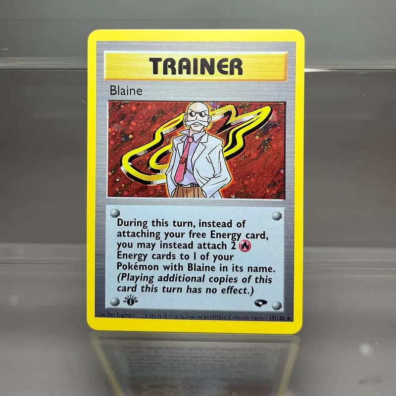 PKM Proxy Cards Classic 1996 1st Edition Mewtwo Gyarados Alakazam Cards Collection PTCG Neo Genesis Foil Card