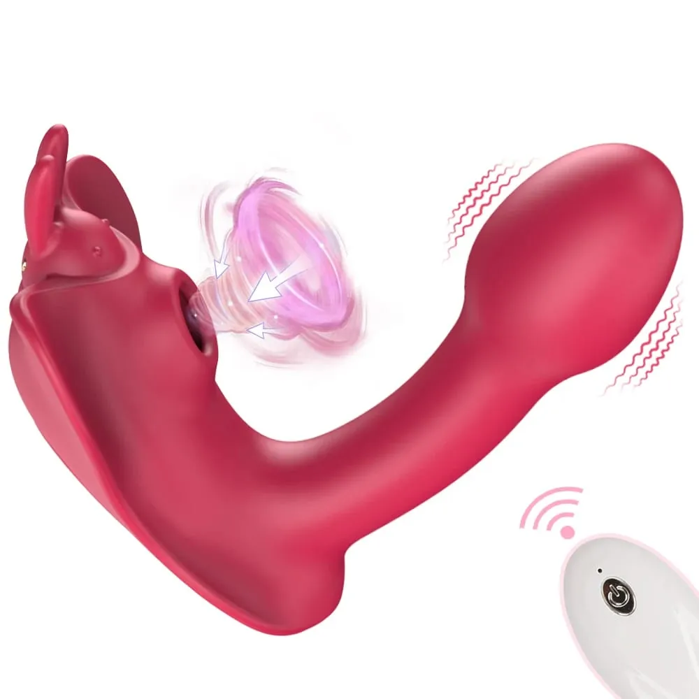 Sucker Vibrator Dildo for Women Vibrating Clitoris Stimulator Remote Control Wearable G Spot Massager Panties Female Sex Toys — image 1